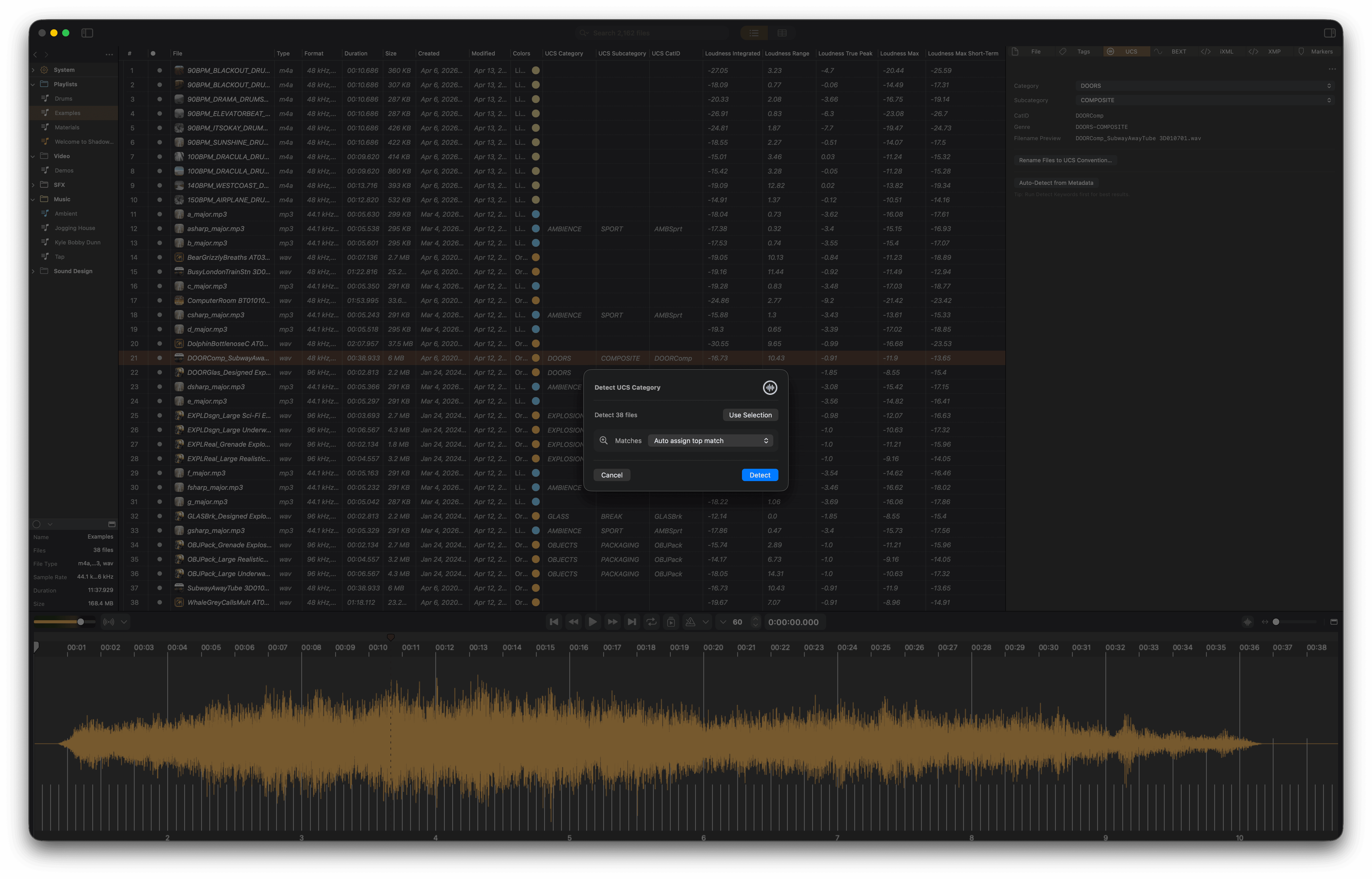 ShadowTag UCS category editor