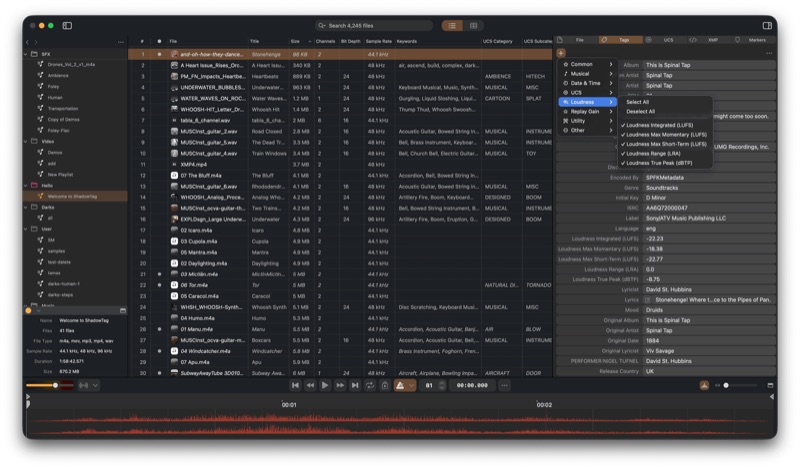 ShadowTag tags editor